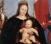 HOLBEIN, Hans the Younger The Solothurn Madonna painting